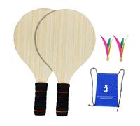 Set di 2 racchette da badminton per bambini, volano e volani, per palestra