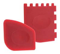 Set di 2 raschietti per barbecue - Strumento professionale per raschiare la griglia - Per piastre e padelle - Resistenti