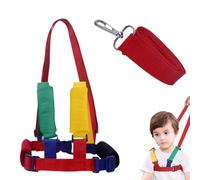 Set di 2 redini per bambini, per camminare da 1 a 3 anni, imbracatura da passeggio per bambini, redini anti-smarrimento, con guinzaglio, regni di sicurezza per bambini, ragazzi e ragazze