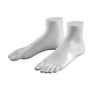 Set di 2 Repliche Piede Femminile PVC Costruzione Manichino Anatomia Strumento di Allenamento Adatto per Calzature Marketing Simulazione Piede Repliche, Misura unica, come descritto