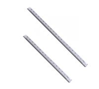 Set di 2 righelli triangolari trasparenti strumenti di misurazione 15 cm 20 cm righelli da disegno per studenti architetto ingegneria disegno geometria strumenti per esperimenti di fisica