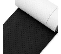 Set di 2 riparazioni in pelle, colore nero, autoadesivo, 40 x 60 cm, traspirante, foratura, forte adesione, set di riparazione per divani, sedili auto, riparazione di mobili (40 x 60 cm)
