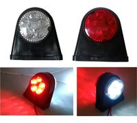 Set Di 2 Rosso/Bianco Luce Evidenziatore Profilo LED Lato 24v Per Man DAF Volvo
