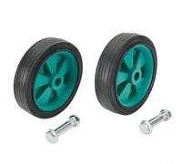 Set di 2 rotelle di ricambio per compressore d'aria da 12,7 cm - Verde - Robusto - Per accessori di compressori d'aria