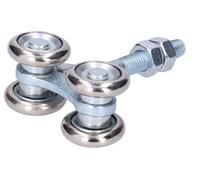 Set di 2 rulli for porte scorrevoli, 4 ruote, for porte in legno, for la casa, for appendere le porte, for binari, puleggia.