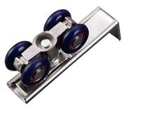 Set di 2 rulli for porte scorrevoli, 4 ruote, for porte in legno, for la casa, for appendere le porte, for binari, puleggia.