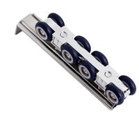 Set di 2 rulli for porte scorrevoli, ferramenta for porte scorrevoli, puleggia da 4/8 ruote, ruote sospese for porte in legno, puleggia for binario(4 Wheels)