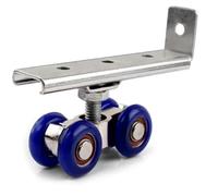 Set di 2 rulli for porte scorrevoli, ferramenta for porte scorrevoli, puleggia da 4/8 ruote, ruote sospese for porte in legno, puleggia for binario
