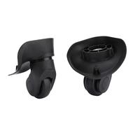 Set di 2 ruote di ricambio per bagagli ZenithAur per borse da viaggio, include una coppia di ruote girevoli universali per valigia in PVC con azione di rotolamento silenziosa