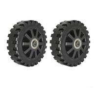 Set di 2 ruote direzionali da 15,2 cm, compatibili con accessori per barbecue, progettate per sostituire le ruote usurate per uso esterno