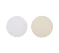 Set di 2 ruote in acciaio inox a 7 ruote, ideali per lucidare marmo su marmo su morbido feltro spesso mobili legno e diametro 6 mm con cuscinetti in pollici set elastico Buffi (1 pollice sku)