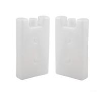 Set di 2 sacchetti di ghiaccio riutilizzabili da 400 ml, a lunga durata, per contenitori per il pranzo, borse, refrigeratori e uso alimentare, in plastica leggera per Kee