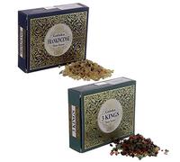 Set di 2 scatole di incenso in grana 50 gr. | Frankincense + 3 Re (3 Kings) | Produzione ecologica | Boemy