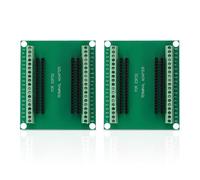 Set di 2 schede di espansione Breakout Board GPIO 1 in 2 con Wireless WiFi Bluetooth per ESP WROOM 32 Microcontroller Development Board