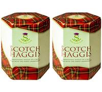 Set di 2 Scozzese Scotch Haggis Regali di Cibo Scozzese Piatto Nazionale Scozzese