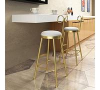 Set di 2 sedie da bar a forma di farfalla, moderne, dorate, per tavolo da toeletta o per il tempo libero, design alla moda per bar e decorazioni per la casa