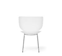 Set di 2 Sedie da Pranzo Moooi Hana Non Imbottite , Bianco/ Cromo