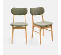 Set di 2 sedie vintage, Selyn Verde TU