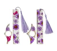 Set Di 2 Segnalibri, Segnalibri Floreali, Accessori Per Marcatura Di Lettura, Accessori Per Libri, Regali Per Lettori
