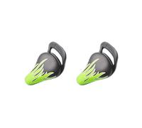 Set di 2 selle di sicurezza per bambini, per mountain bike, con manico, per la maggior parte delle biciclette, colore: verde