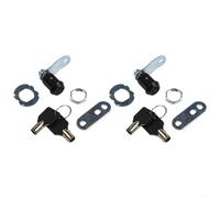 Set di 2 serrature per porte con chiavi, per vano portaoggetti e cassetta degli attrezzi di sicurezza (7/8")