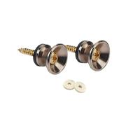 Set di 2 serrature per tracolla per chitarra, parte elettrica, set di serrature per cintura in ferro, spilli per chitarra