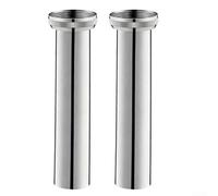 Set di 2 sifoni regolabili da 157 mm di lunghezza e 41 mm di diametro interno per collegamenti con sifone per lavandini in case e strutture