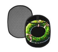 Set di 2 sottobicchieri in silicone a forma di ghirlanda verde smeraldo - tavolo da cucina/picnic all'aperto/pentola calda essenziale (1-2 pezzi opzionali)
