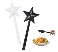 Set di 2 spargisale, bacchette magiche per sale e pepe per sale magico, bacchetta magica per sale e pepe divertenti, a forma di stella, per ristoranti e cucina