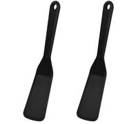 Set di 2 Spatola in Silicone,Spatola da Cucina Antiaderente,Resistenza al Calore Leccapentola,Utensili da Cucina in Silicone,Raschietto in Gomma Antiaderente per Pesce,Uova,Frittelle,Hamburger,Pizza