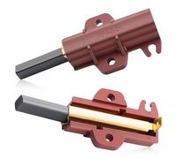Set di 2 spazzole in carbone per motore elettrico per lavatrice C00196539. Compatibile con S-a-m.sun.g P1443, P1447, WFB1467NUV e H.o.t-poin.t BWD12, BWM12 e HVL200UK