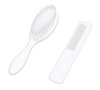 Set di 2 spazzole per capelli per neonati e neonati, per massaggio del cuoio capelluto