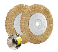 Set di 2 spazzole per fughe, compatibili con Gloria Multibrush e altre spazzole metalliche, larghezza 10 mm, accessorio Weedbrush spazzola di ricambio
