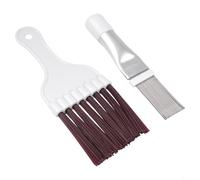 Set di 2 spazzole per la pulizia delle pinne A/C e pettine a spirale per mantenere efficacemente l'efficienza del condizionatore d'aria