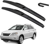 Set di 2 spazzole tergicristalli Anteriori, per Lexus RX400H 2004 2005 2006 2007 2008 2009 2010 2011 Spazzole tergicristallo per Auto 26 "+ 22" Tergicristalli