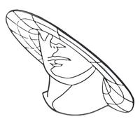 Set di 2 spille artistiche Alice con teschio smaltato, distintivo per amici, Klein, Metallo non prezioso