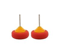 Set di 2 spugne antiscivolo per lucidatura e lucidatura per trapano, applicazione automatica della cera e riparazione della superficie, strumento di lucidatura per dettagli auto