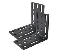 Set di 2 Staffe a L per Montaggio Tendalino, Accessori Affidabili per Veicoli Fuoristrada, Staffe Preforate per Automotive, Nessuna Viti