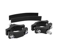 Set di 2 staffe per portabiciclette - modello a mezzo collare Racktime Nero