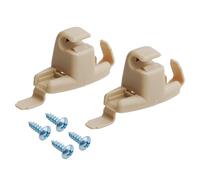 Set di 2 staffe supporto clip visiera solare per BMW 3 5 7 Serie E46 E38 E39 E53