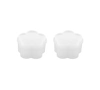 Set di 2 stampi in resina a forma di fiore a forma di cuore per torte fai da te