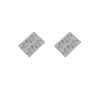 Set di 2 stampi in silicone a 4 fori per aromaterapia 3D per cioccolato, biscotti, fai da te, decorazione auto, candele, decorazione per la casa