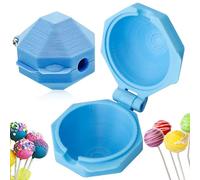 Set di 2 stampi rotondi per bastoncini di torta, accessori per stampi per cake pop, adatti per feste di compleanno, dolci fatti in casa, fidanzamenti e cerimonie nuziali