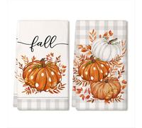 Set di 2 strofinacci da cucina autunnali, strofinacci da cucina autunnali