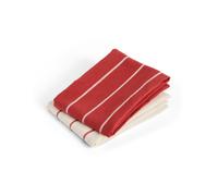 Set di 2 Strofinacci da Cucina Outdoor Market Beige/ Rosso