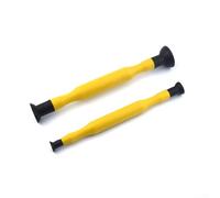Set di 2 strumenti per la lappatura delle valvole del motore, con ventose, per rettifica e lappatura di motori di veicoli piccoli e grandi (giallo)
