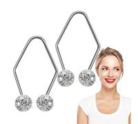 Set di 2 strumenti per modellare le fossette facciali - Dispositivo per scolpire il sorriso | Metodo di potenziamento per creare rientranze naturali - Pratica di contorno delle migliorata per