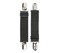 Set di 2 supporti elastici regolabili per ciclisti, per evitare che le gambe dei pantaloni cavalcino verso l'alto, pratico accessorio per uomo e donna