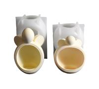 Set di 2 supporti in silicone a forma di ala angelica per personalizzare la decorazione della casa e le composizioni nuziali, supporto in silicone