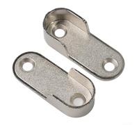 Set di 2 supporti per asta dell'armadio ispessiti per le esigenze del tuo guardaroba (8 pezzi)